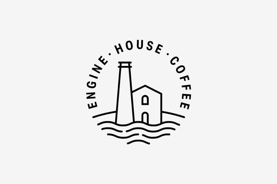 Engine-house-coffee-logo-designer-newquay-cornwall